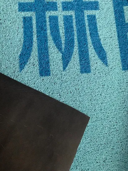 Finished Carpet Customization UV Printing Floor Mat PVC Coil Printing Flower Pattern Door Mat