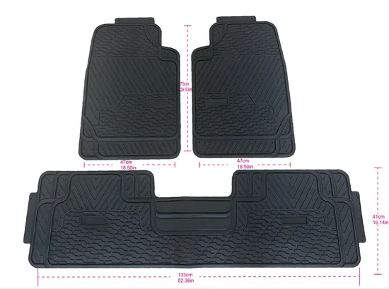 High Quality 5D 7D PVC Car Mats Customized PVC Leather Car Mat
