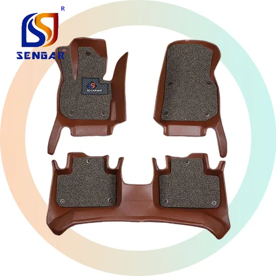 Full Set Position 7D Diamond Car Floor Mat Specific Well Fit Double Layer Leather PVC Coil 5D Car Carpet Car Floor Mats