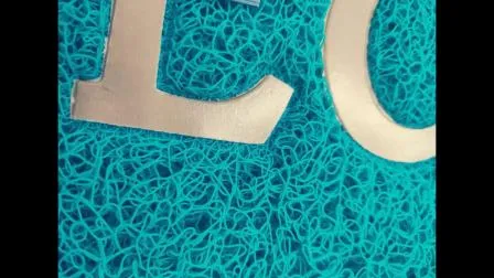 Top Quality Dust Removal Custom Design Embossed PVC Coil Entrance Door Mat 