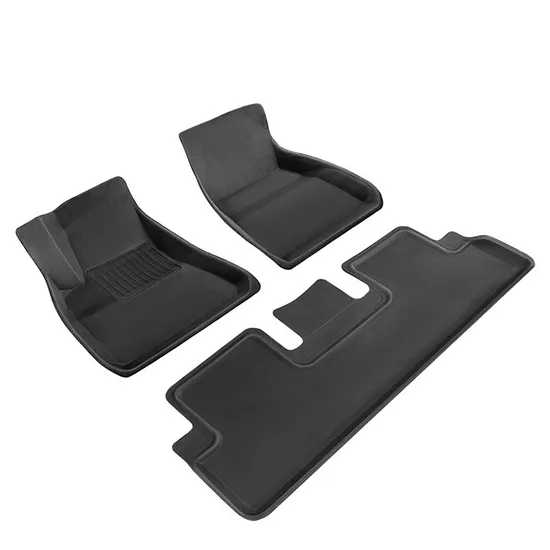 Mats Floor Custom Accessories Foot Leather TPE Rubber Made Waterproof Luxury 3D 5D XPE 4 Pieces for Logo PU Diamond X3 Car Mat 