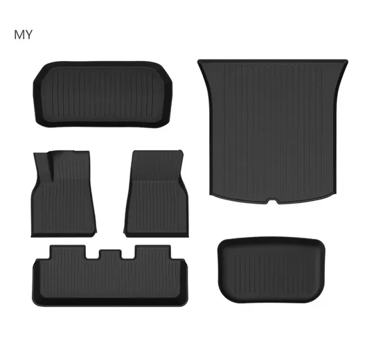 High Quality All Weather 3 Pieces 3D 5D TPE Custom Durable Carpet Car Floor Mats for Camry